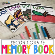End of Year Memory Book for 2nd grade - Differentiated Teaching with Rebecca Davies