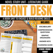 Front Desk Novel Study Unit