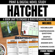 Hatchet Novel Study Unit