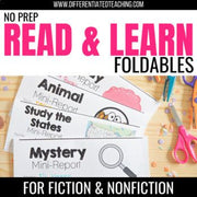 Reading Comprehension Book Reports: Fiction & Nonfiction Foldable Flipbooks - Differentiated Teaching with Rebecca Davies