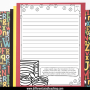 September Writing Prompts - No Prep Daily Quick Write Journal Activities - Differentiated Teaching with Rebecca Davies