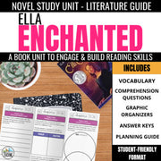 Ella Enchanted Novel Study
