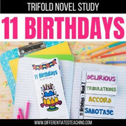 11 Birthdays Novel Study