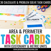 Calculating Perimeter and Area Task Cards