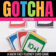 Addition Gotcha: A Math Fact Fluency Game for Adding to 20